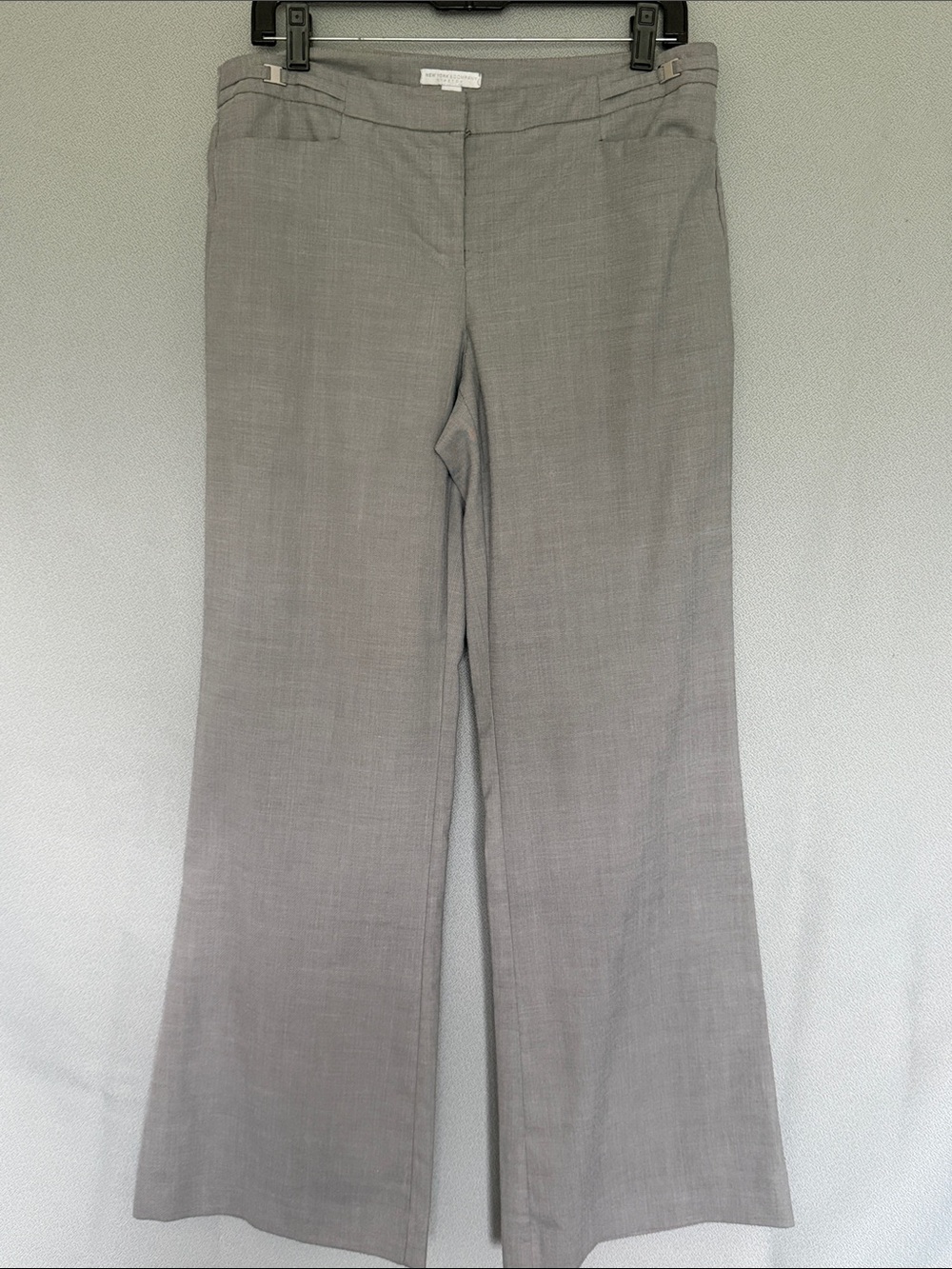 New York & Company Gray Women's Tailored Stretch Dress Pants - size 10